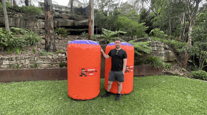 Bunkers for Scale Laser Tag Rental
